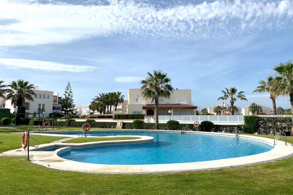 Atico Con Vistas Al Mar En Primera Linea De Playa Vera Exterior foto